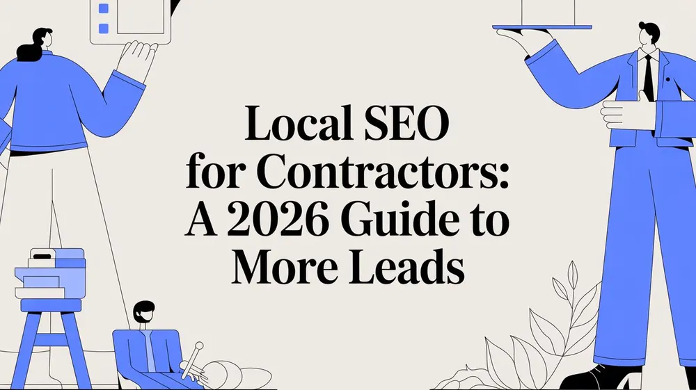 Local SEO for Contractors: A 2026 Guide to More Leads